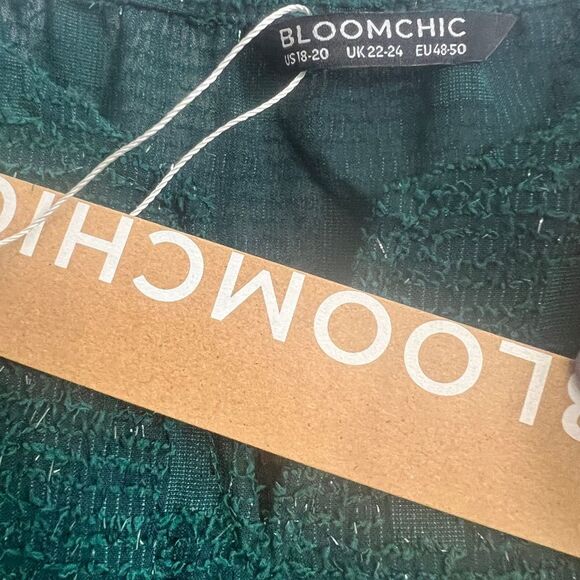 Bloomchic Long Sleeve Midi Dress Green - Picture 4 of 7